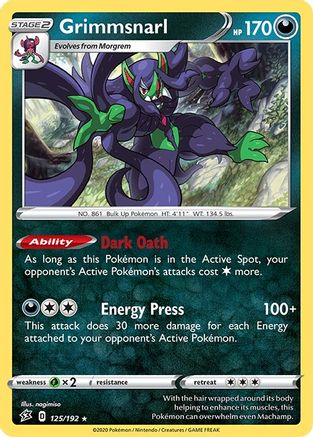 Grimmsnarl - 125/192 (125) [Deck Exclusives]