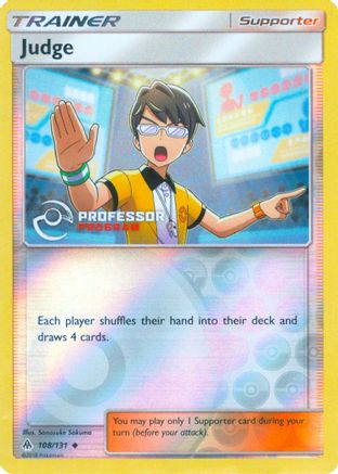Judge (2019) () [Professor Program Promos] Reverse Holofoil
