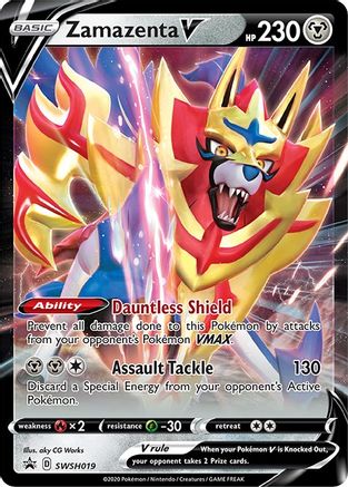Zamazenta V - SWSH019 (SWSH019) [SWSH: Sword & Shield Promo Cards] Holofoil