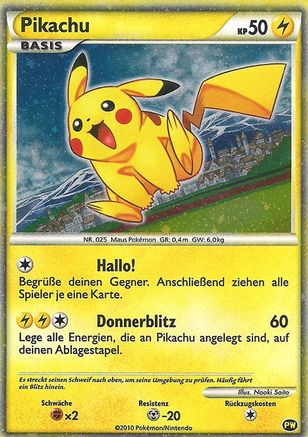 Pikachu (German) (PW) [Pikachu World Collection Promos] Holofoil