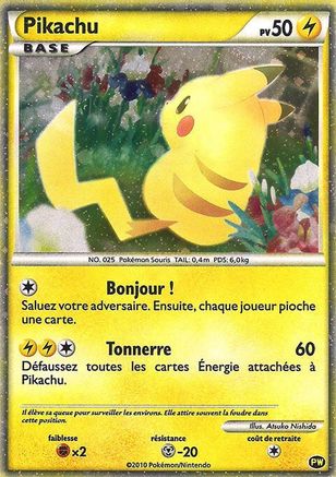 Pikachu (French) (PW) [Pikachu World Collection Promos] Holofoil