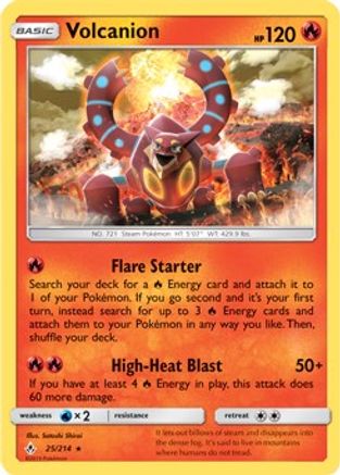 Volcanion - 25/214 (25) [Deck Exclusives]