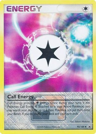 Call Energy - 92/100 (League Promo) (92) [League & Championship Cards] Reverse Holofoil