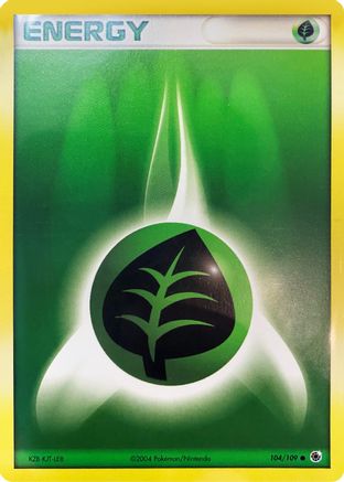 Grass Energy - 104/109 (EX Hidden Legends) (104) [Deck Exclusives]
