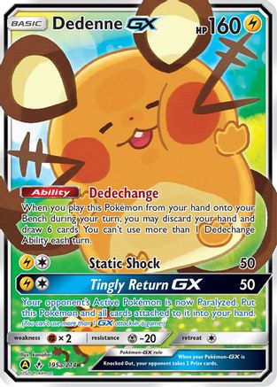 Dedenne GX - 195a/214 (195a) [Alternate Art Promos] Holofoil