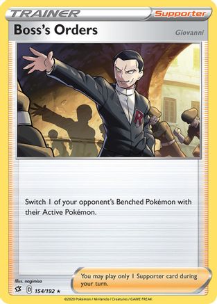 Boss's Orders - 154/192 (154) [Deck Exclusives]