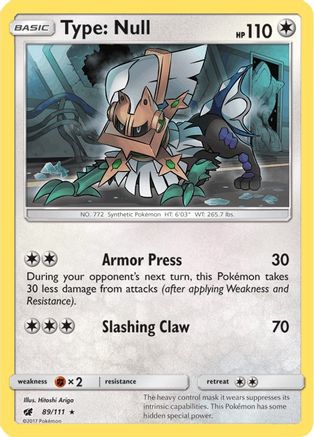 Type: Null - 89/111 (SM Crimson Invasion) (89) [Deck Exclusives]
