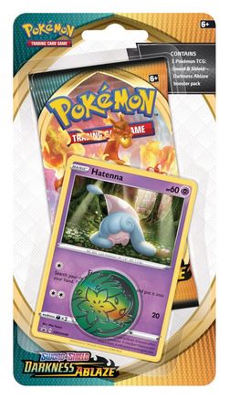 Pokemon Darkness Ablaze Single Pack Blister [Hatenna]