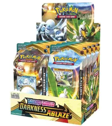 Pokemon Darkness Ablaze Theme Deck Display
