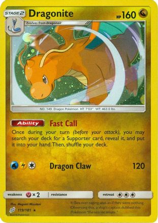 Dragonite - 119/181 (Cosmos Holo) (119) [Miscellaneous Cards & Products] Holofoil
