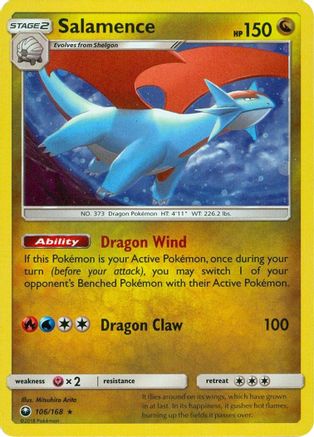 Salamence - 106/168 (Cosmos Holo) (106) [Miscellaneous Cards & Products] Holofoil