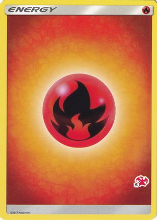 Fire Energy (#5 Charizard Stamped) () [Battle Academy]
