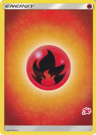 Fire Energy (#9 Charizard Stamped) () [Battle Academy]