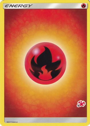 Fire Energy (#12 Charizard Stamped) () [Battle Academy]