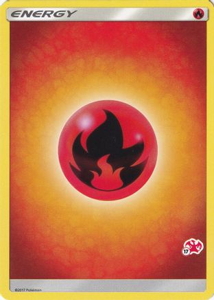Fire Energy (#17 Charizard Stamped) () [Battle Academy]
