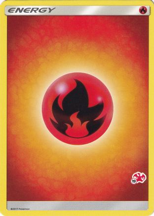 Fire Energy (#19 Charizard Stamped) () [Battle Academy]