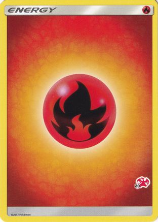 Fire Energy (#20 Charizard Stamped) () [Battle Academy]