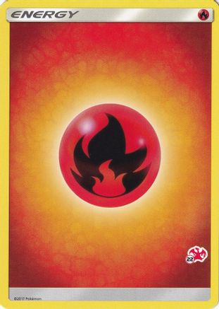Fire Energy (#22 Charizard Stamped) () [Battle Academy]