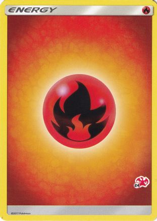 Fire Energy (#24 Charizard Stamped) () [Battle Academy]