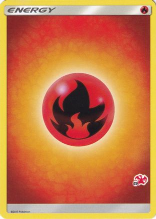 Fire Energy (#29 Charizard Stamped) () [Battle Academy]