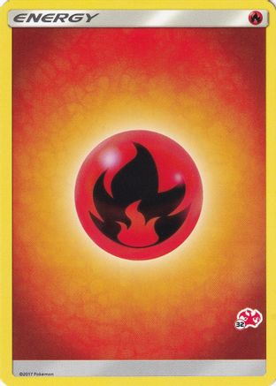 Fire Energy (#32 Charizard Stamped) () [Battle Academy]