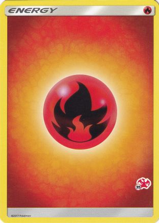 Fire Energy (#35 Charizard Stamped) () [Battle Academy]