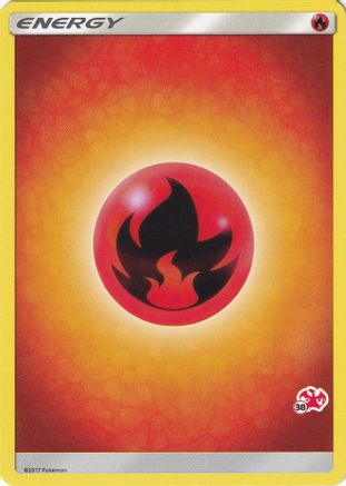 Fire Energy (#38 Charizard Stamped) () [Battle Academy]