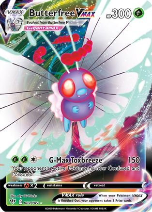 Butterfree VMAX (2) [SWSH03: Darkness Ablaze] Holofoil