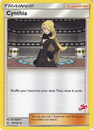 Cynthia - 119/156 (#50 Charizard Stamped) (119) [Battle Academy]