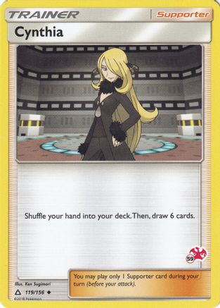 Cynthia - 119/156 (#59 Charizard Stamped) (119) [Battle Academy]
