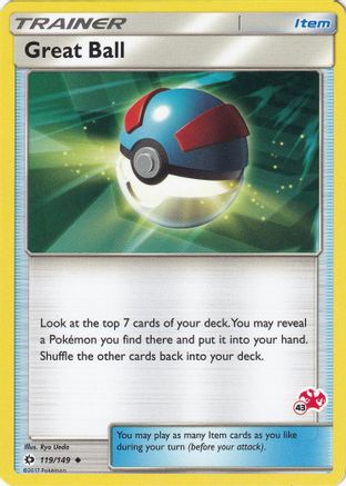 Great Ball - 119/149 (#43 Charizard Stamped) (119) [Battle Academy]