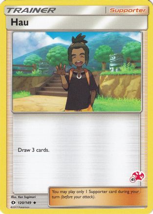 Hau - 120/149 (#41 Charizard Stamped) (120) [Battle Academy]