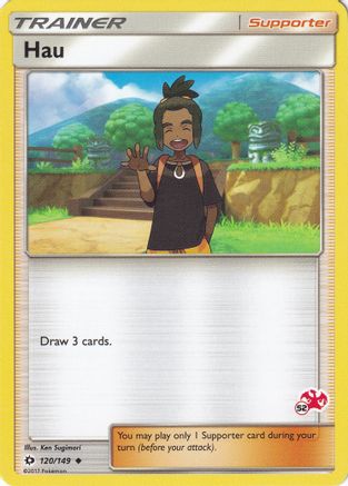 Hau - 120/149 (#52 Charizard Stamped) (120) [Battle Academy]