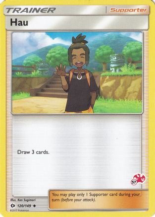 Hau - 120/149 (#57 Charizard Stamped) (120) [Battle Academy]