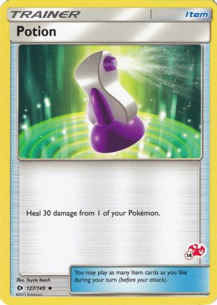 Potion - 127/149 (#14 Charizard Stamped) (127) [Battle Academy]