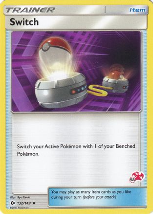 Switch - 132/149 (#58 Charizard Stamped) (132) [Battle Academy]