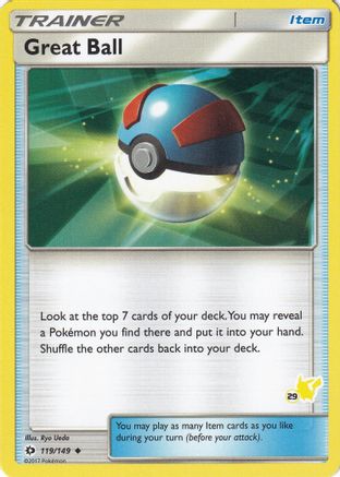 Great Ball - 119/149 (#29 Pikachu Stamped) (119) [Battle Academy]