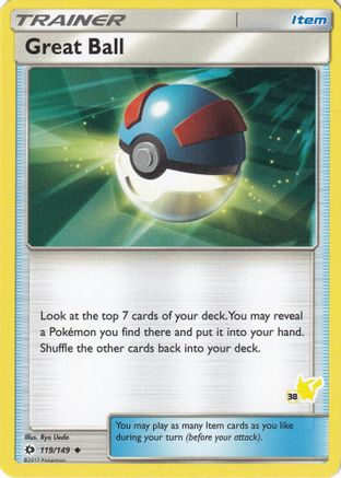 Great Ball - 119/149 (#38 Pikachu Stamped) (119) [Battle Academy]