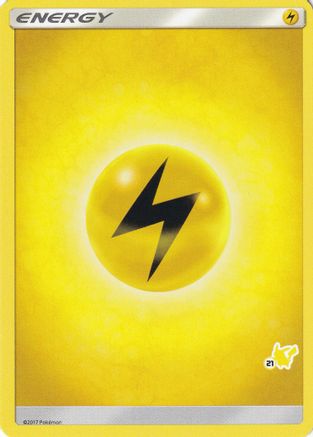 Lightning Energy (#21 Pikachu Stamped) () [Battle Academy]