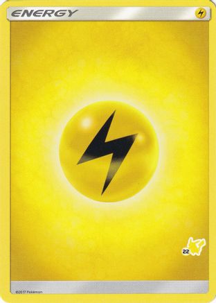 Lightning Energy (#22 Pikachu Stamped) () [Battle Academy]