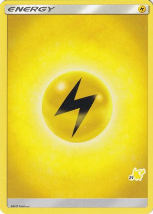 Lightning Energy (#27 Pikachu Stamped) () [Battle Academy]