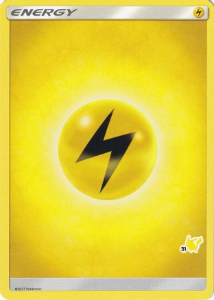 Lightning Energy (#31 Pikachu Stamped) () [Battle Academy]