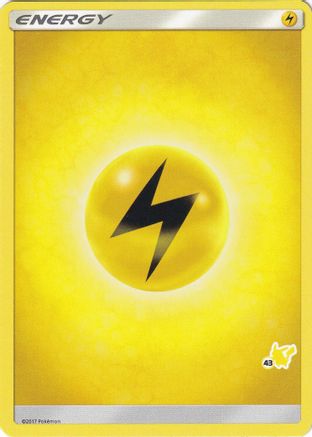 Lightning Energy (#43 Pikachu Stamped) () [Battle Academy]