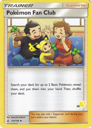 Pokemon Fan Club - 133/156 (#28 Pikachu Stamped) (133) [Battle Academy]