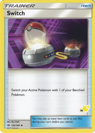 Switch - 132/149 (#36 Pikachu Stamped) (132) [Battle Academy]