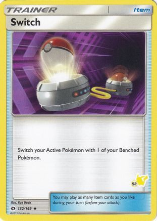 Switch - 132/149 (#52 Pikachu Stamped) (132) [Battle Academy]
