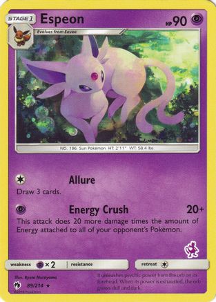 Espeon - 89/214 (Mewtwo Stamped) (89) [Battle Academy]