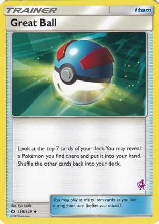 Great Ball - 119/149 (Mewtwo Stamped) (119) [Battle Academy]