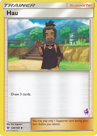 Hau - 120/149 (Mewtwo Stamped) (120) [Battle Academy]