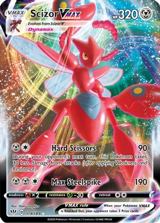 Scizor VMAX (119) [SWSH03: Darkness Ablaze] Holofoil